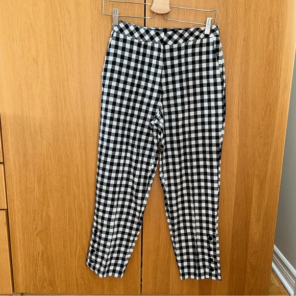 Topshop - gingham pants - Picture 3 of 6